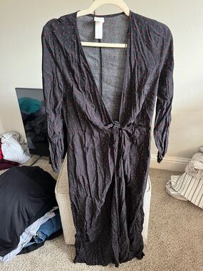 H&M | Dresses | Hm Floral Black Maxi Dress | Poshmark